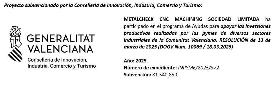subvención metalcheck 2 subvención metalcheck 2